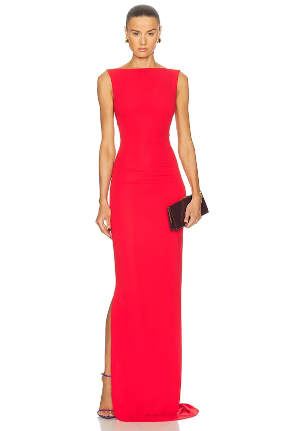 red jersey tank dress Mini Jersey Tank Dress