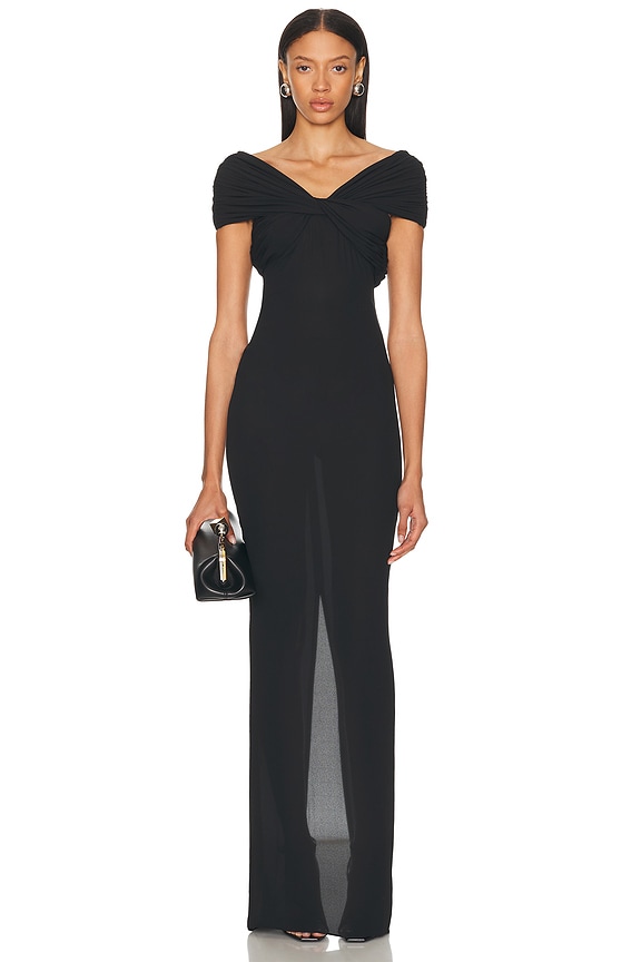 JACQUEMUS La Robe Rita Longue in Black | FWRD