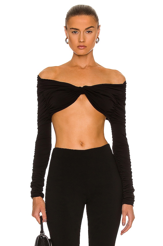 Christopher Esber Veiled Top in Black | FWRD