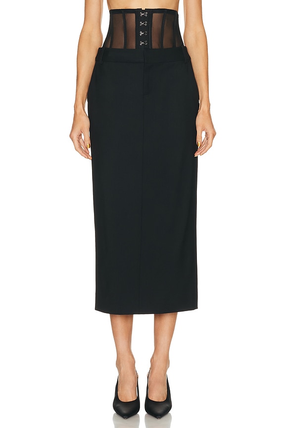 The Row Matias Skirt in Black | FWRD