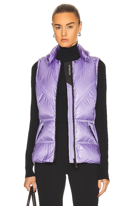 Moncler Luzule Vest in Purple | FWRD