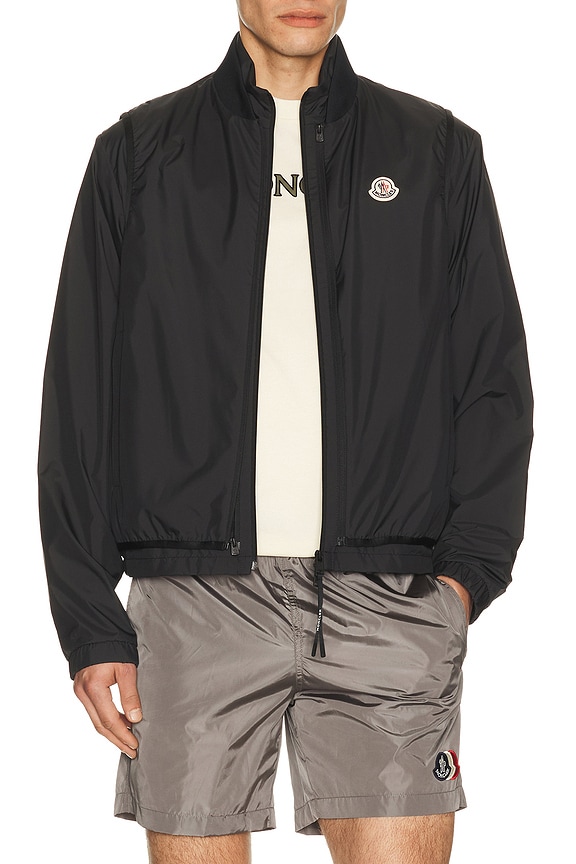 Rick Owens Mollino New Blister Lambskin Leather Jacket in Black | FWRD