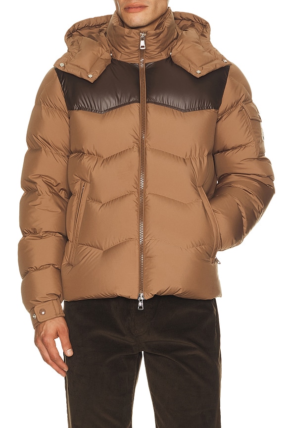 Moncler Verone 1 Jacket in Brown | FWRD