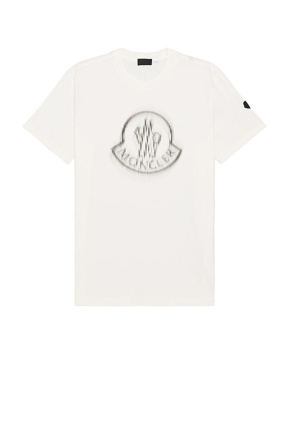 ★国内在庫切れ★【Off-White】FRESCO OVAL SKATE T-SHIRT OFF-WHITE FRESCO OVAL SKATE Tシャツ - White & Black | FWRD