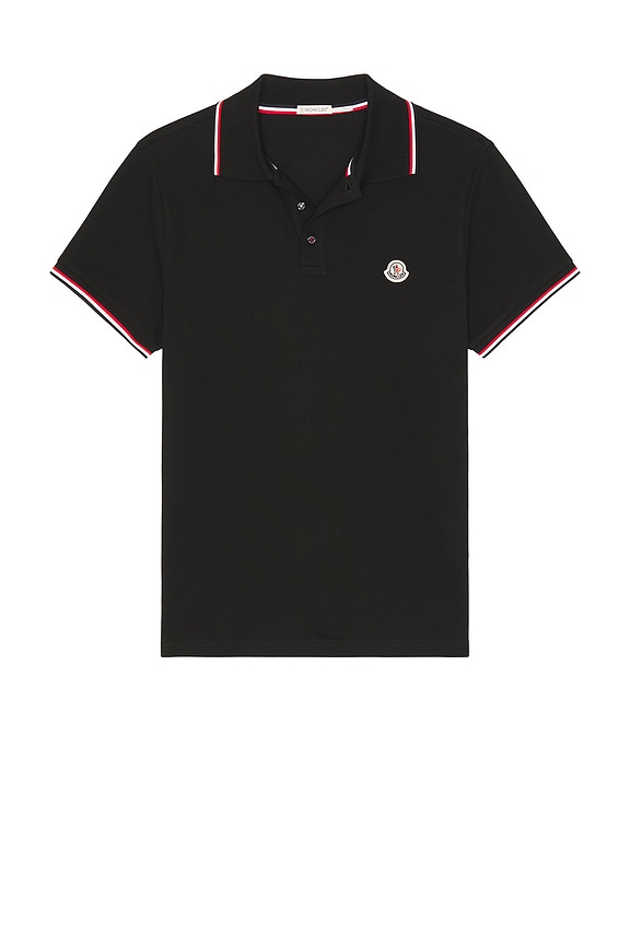 COMME des GARCONS PLAY Polo T-Shirt in Black | FWRD
