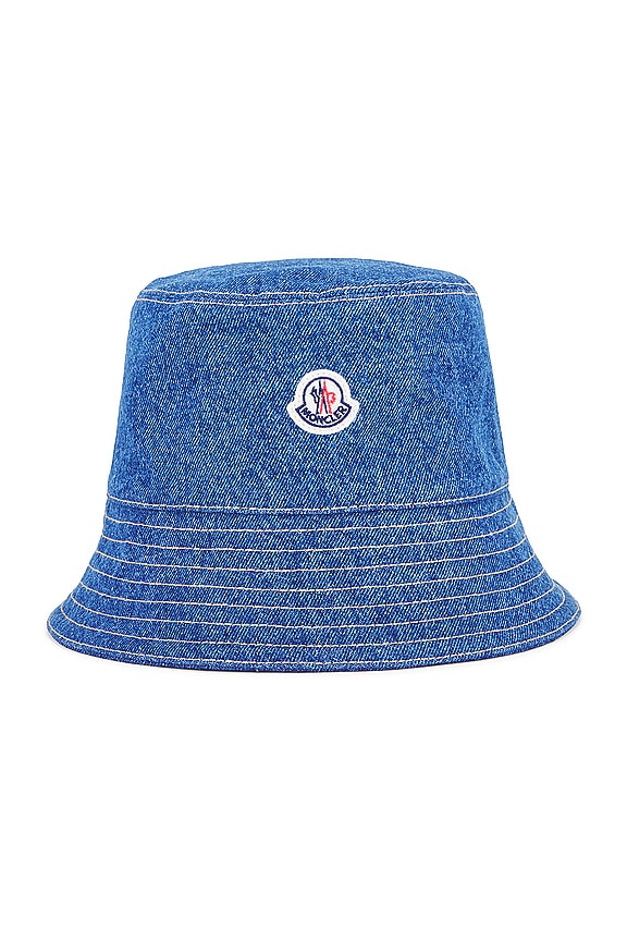 Moncler Bucket Hat in Black | FWRD