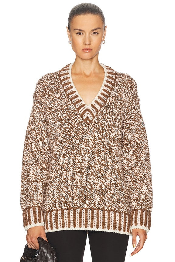 Marc Jacobs Brushed Zebra Sweater in Black & White | FWRD