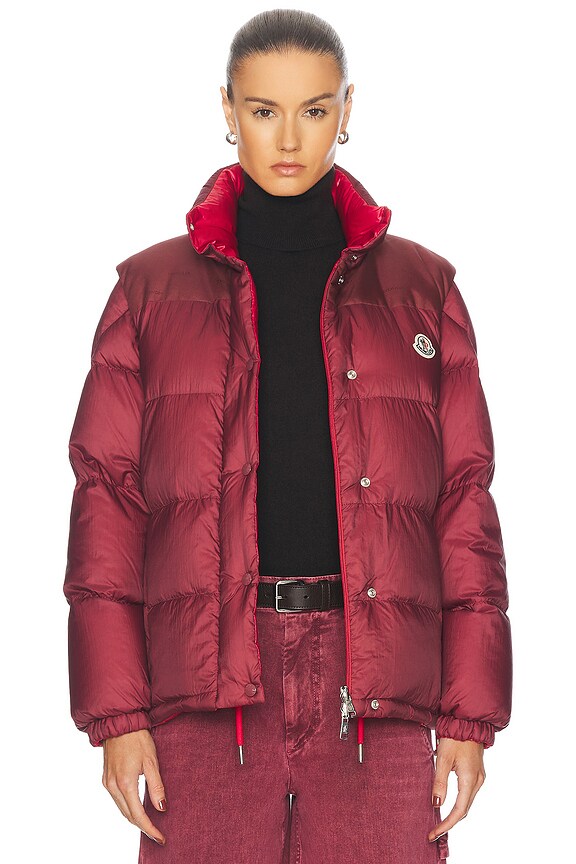 Acne Studios Dyed Puffer Jacket - Red | Garmentory