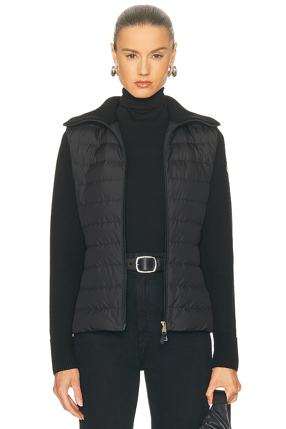 ジャケット・アウター MAGLIONE TRICOT CARDIGAN MONCLER Maglione Tricot Cardigan Jacket Men's MEDIUM Snap