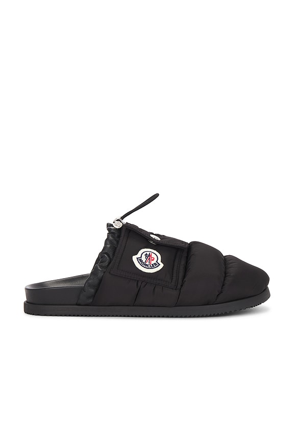 Bottega Veneta Alfie Flat Sandal in Black | FWRD