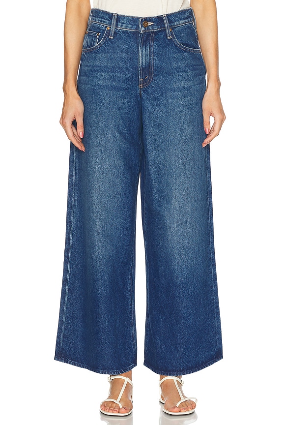 MOTHER High Waisted Spinner Zip Heel in Norway Dude | FWRD