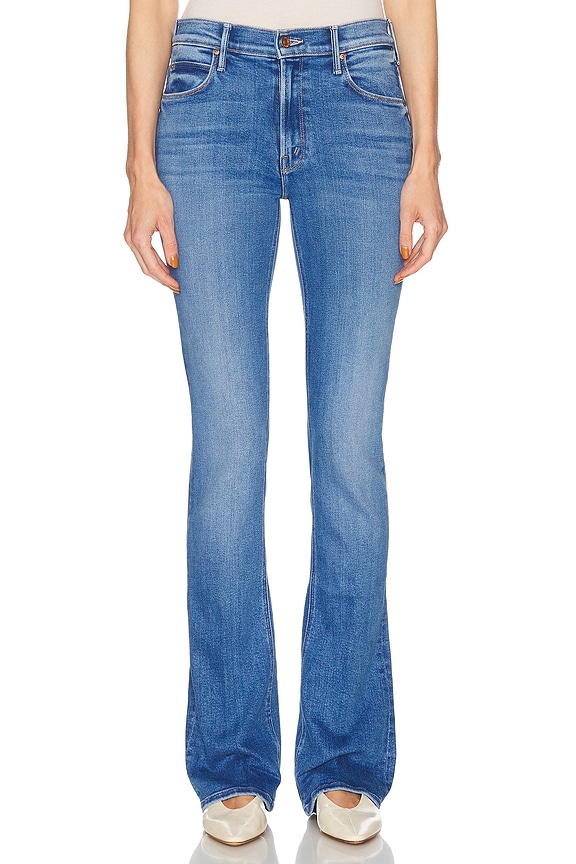 NEW NWT Mother Denim High Waisted Rascal Ankle Fray Jeans in