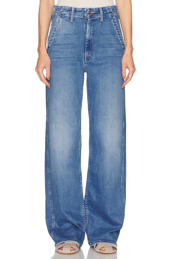 GRLFRND Harvey Twisted Carpenter Jeans in Hyperion Ave | FWRD