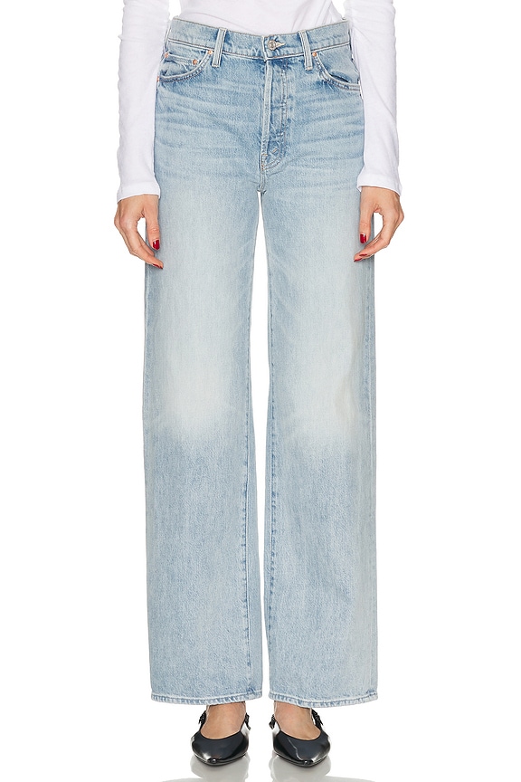 Stella McCartney Crystal Star Straight Leg in Vintage Light Blue