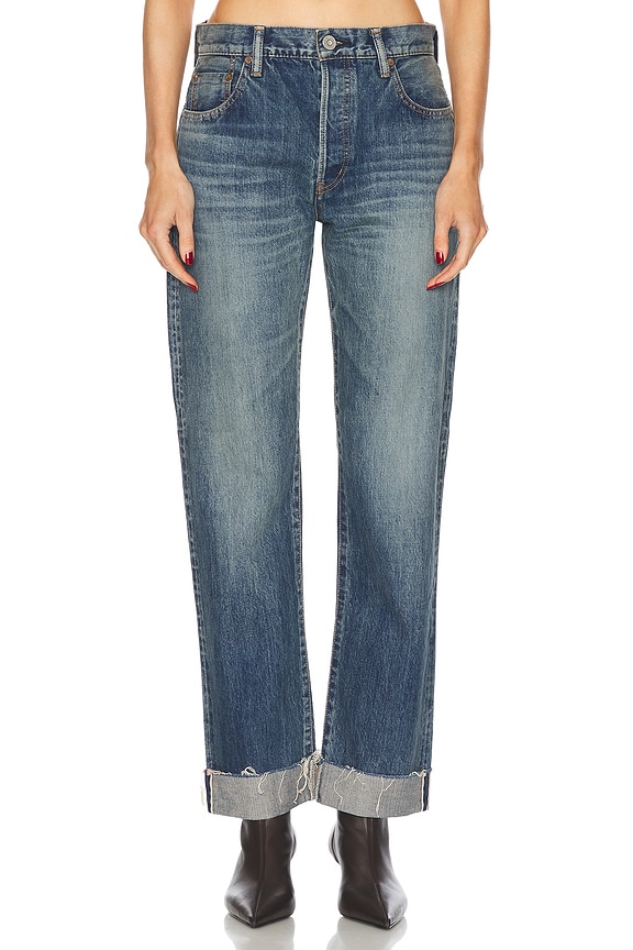 Moussy Vintage TRIGG ストレート - Blue | FWRD