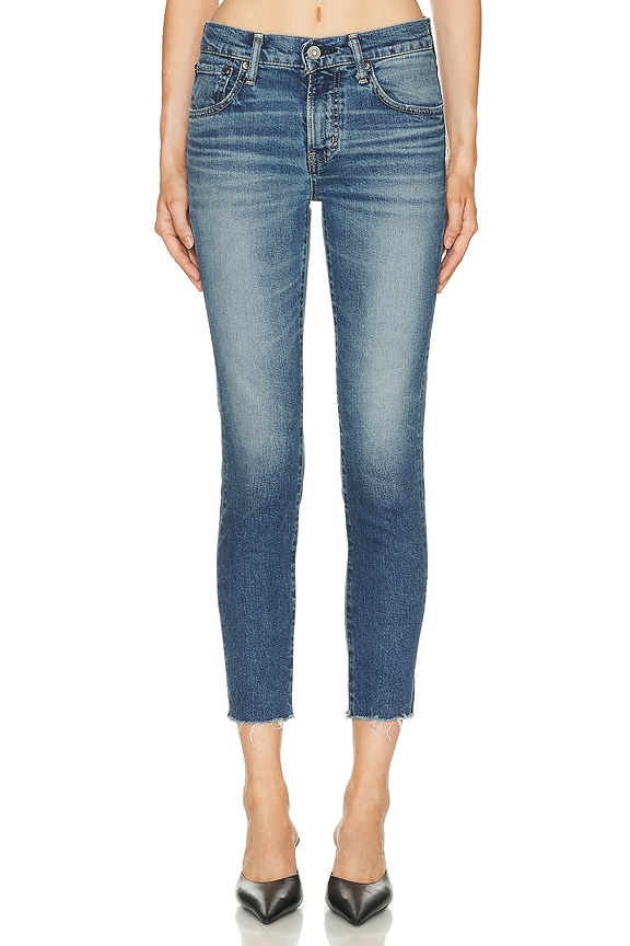 Moussy Vintage Cicero Skinny in Dark Blue | FWRD