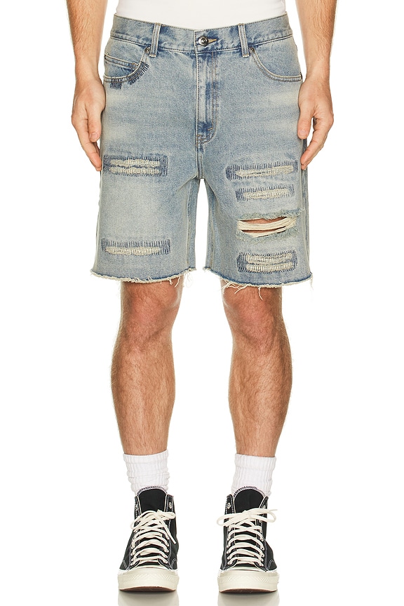 adidas Originals x Willy Chavarria Gym Short in Dark Marine | FWRD