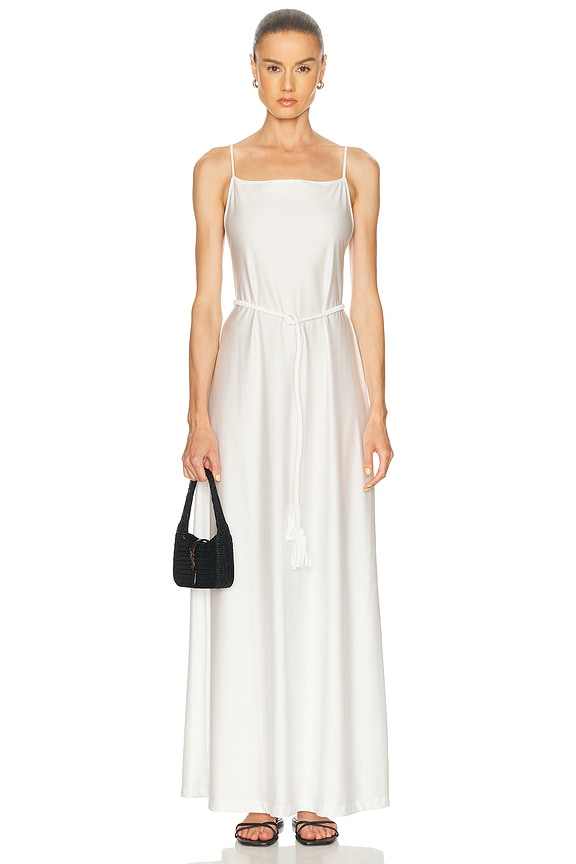 L'Academie by Marianna Laure Maxi Dress in Light Beige | FWRD