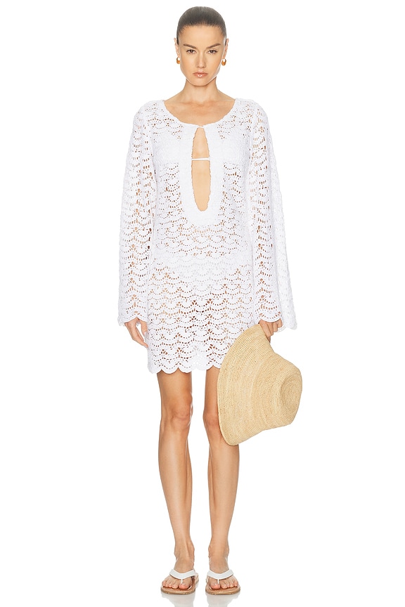blue dress for baby girl Simone Rocha // Pinstripe Four Sleeve Shirt Dress – VSP Consignment
