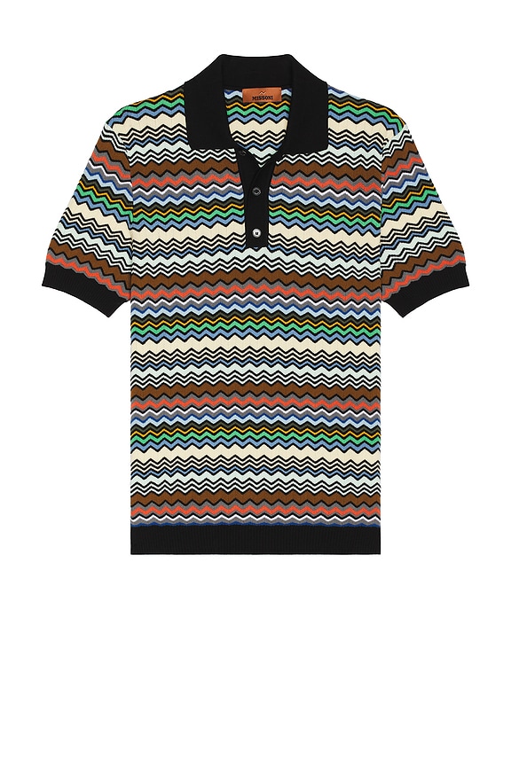 adidas Originals x Brain Dead Short Sleeve Polo in Dust Sand