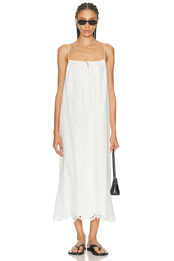 Zimmermann Bellitude Dress in Ivory Floral | FWRD