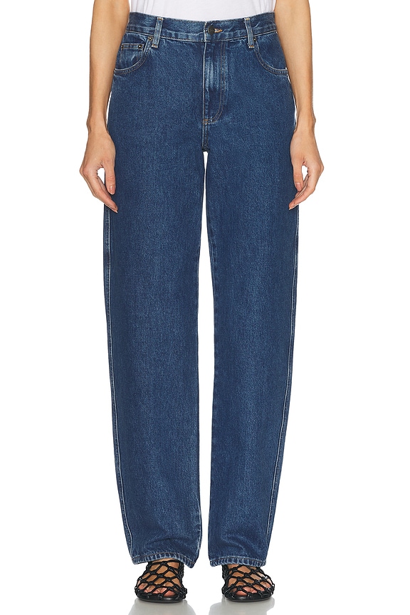 AGOLDE Dara Mid Rise Baggy in Pattern | FWRD