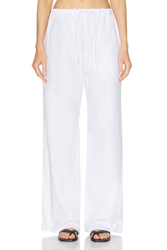 Enza Costa Silk Satin Pantlet in Sky | FWRD