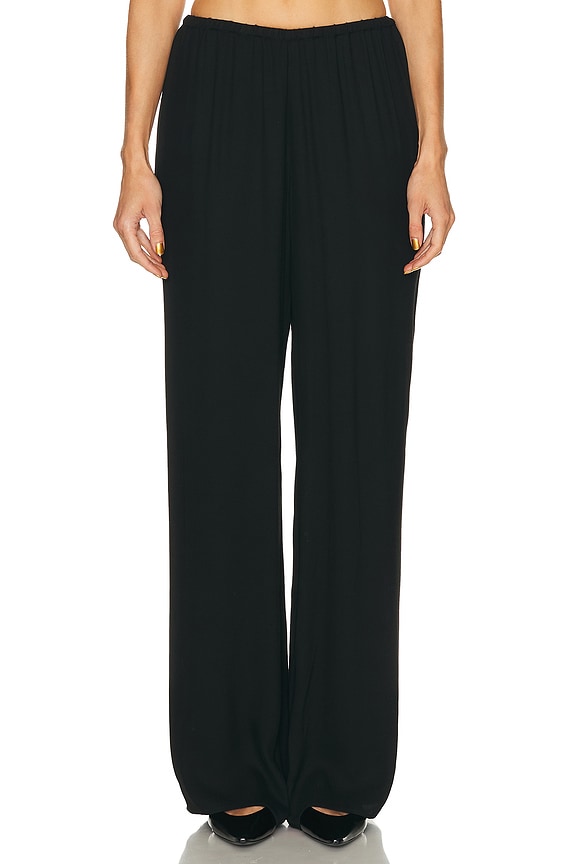Aya Muse Side Seam Trouser in Black | FWRD