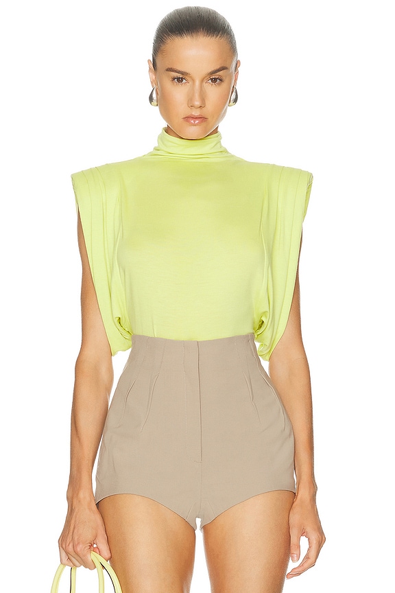 Dries Van Noten Huresta Top in Green | FWRD