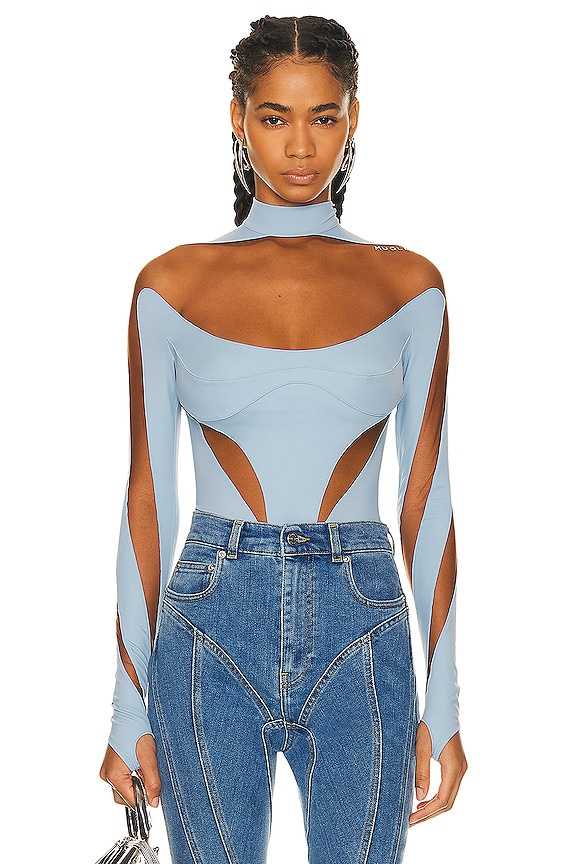 MUGLER 23W1PA03961821999 関税送料込 Mugler Jeans - Blue - Women | 23W6PA03892476048 | thebs.com