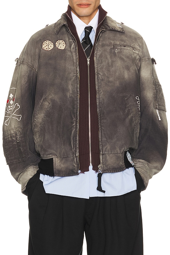 Fear of God 6th Collection Bomber Jacket in God Grey | FWRD