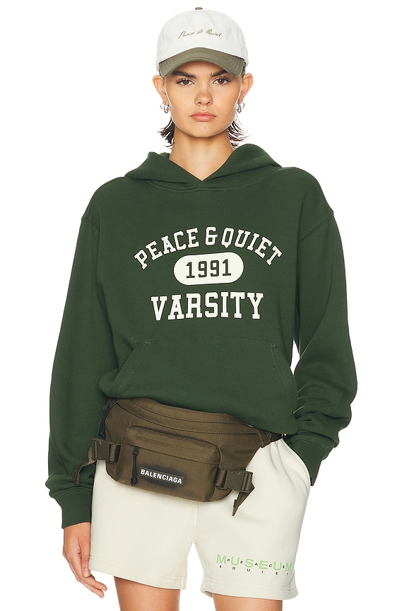 【FOG Essentials】Military Heavy Fleece Hoodie Fear of God ESSENTIALS Military Heavy Fleece Hoodie | PacSun