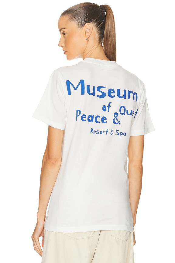 ERL venice kids tシャツ ホワイト Kids White 'Venice' T-Shirt by ERL on Sale