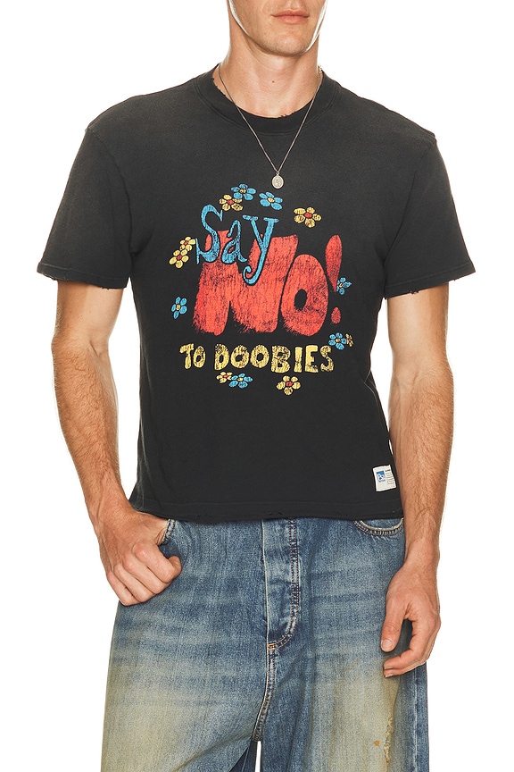 こ*@様 【300円オク】AMIRI OUT FOR TROUBLE TEE L Amiri Out For Trouble Oversized Tee in Black | FWRD