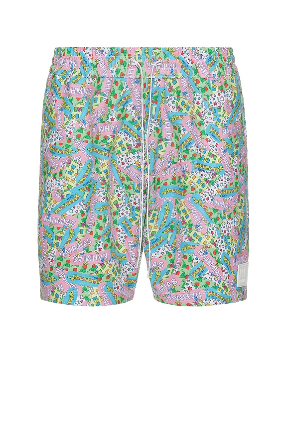 ●送料込●BALENCIAGA●Swim Short Balenciaga Regular Fit Swim Shorts Black Men's - US
