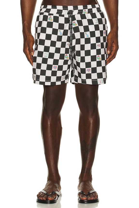 Craig Green Layered Cotton Track Shorts in Black | FWRD