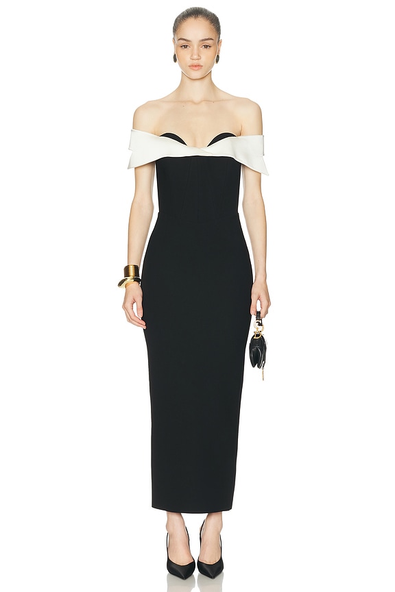 fitted lace wedding dress Love Tree Off Shoulder Wrap Belted Ribbed Knit  Dress | Black