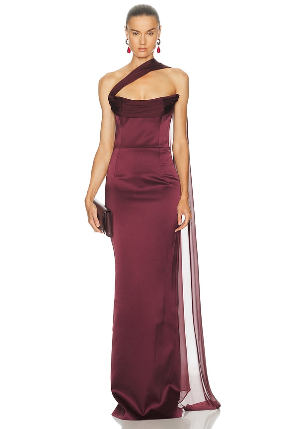 KHAITE Coast Dress in Jam | FWRD KHAITE Coast Dress in Jam | FWRD
