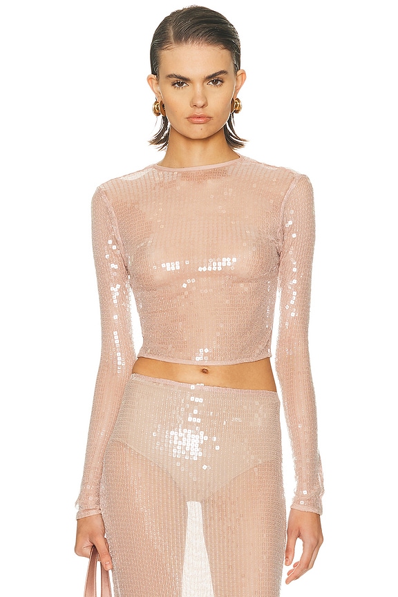 WARDROBE.NYC Polka Dot Bodysuit in White | FWRD