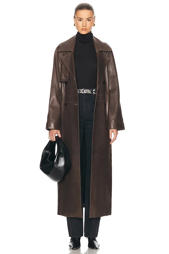 新品　deres weightlessness silk trench coat Silk Outer Shell Coats, Jackets & Vests Trench Coats for