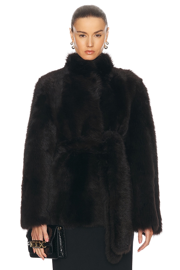 Meribel Shearling Collar Scarf