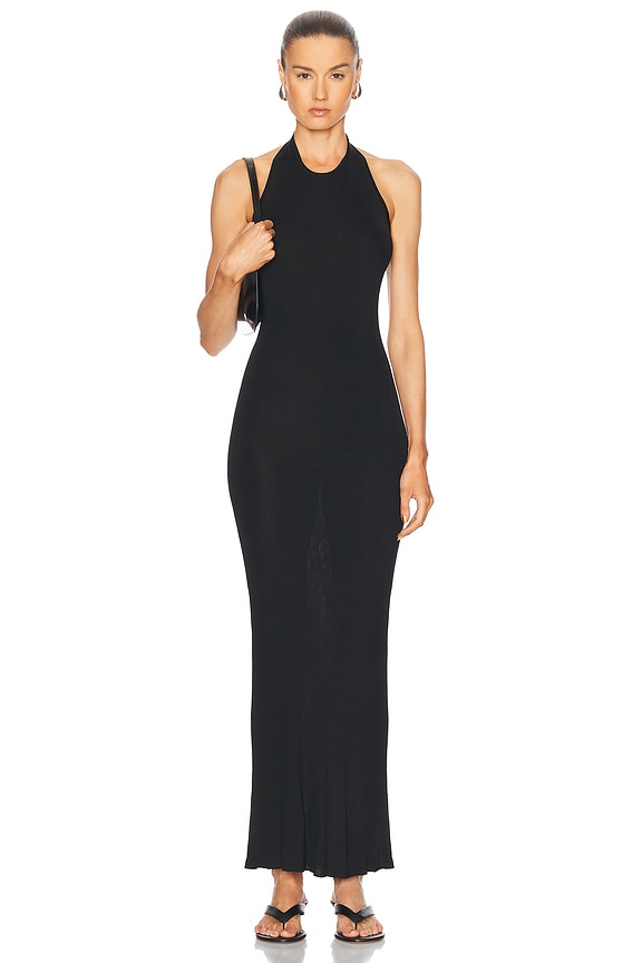 Toteme Espera Tank Dress in Black | FWRD