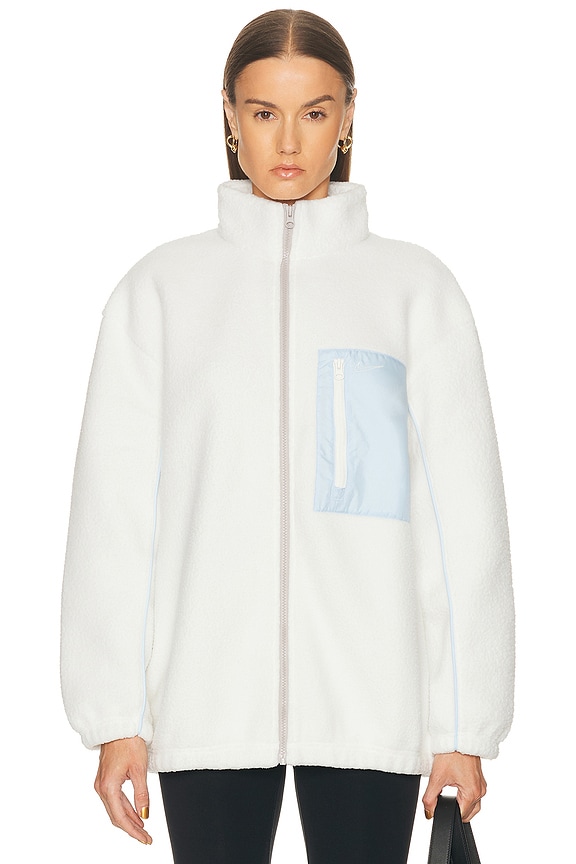 Canada Goose Paola Pivi Fleece Jacket in White | FWRD
