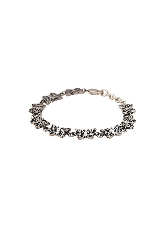 Raf Simons Skeleton Bracelet in Silver | FWRD