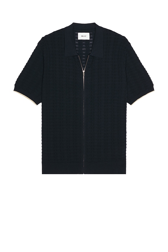 Noir Fr(ノアファー)Kesa open collar shirt
