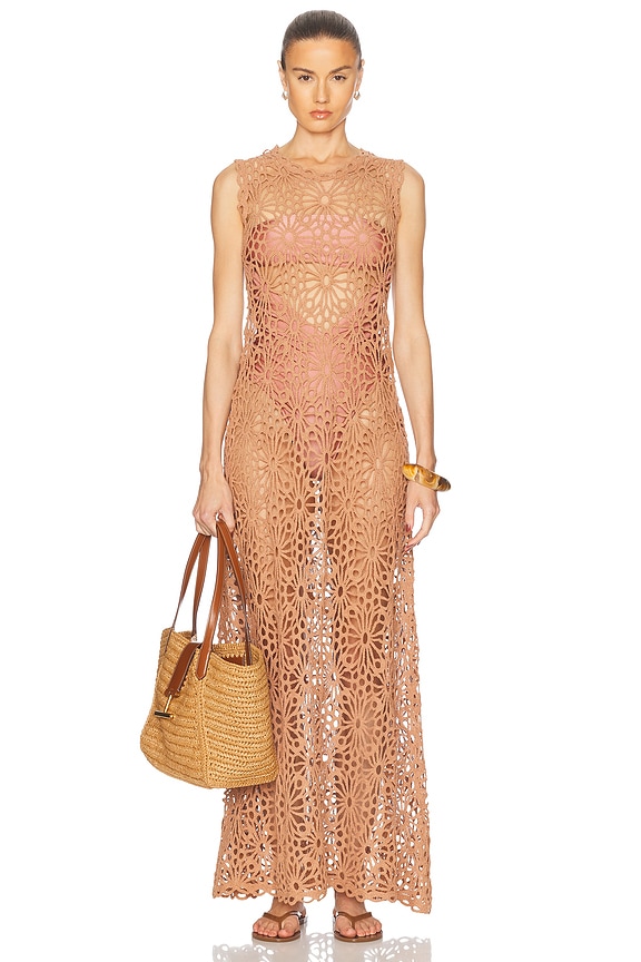 ZIMMERMANN ミディ丈ラップドレス プリント入り【関税なし】 Zimmermann Wonderland Halter Dress | Shopbop
