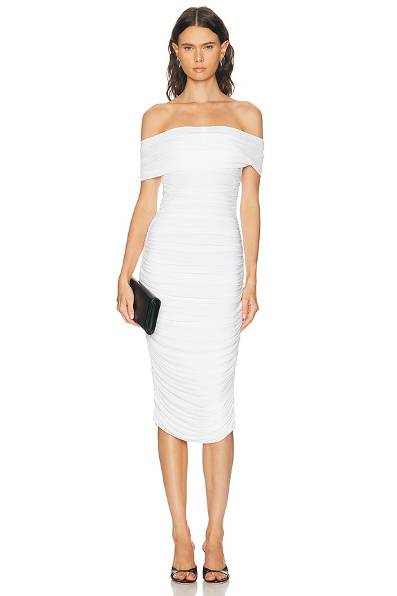 Cecilie Bahnsen Tilde Dress in White | FWRD