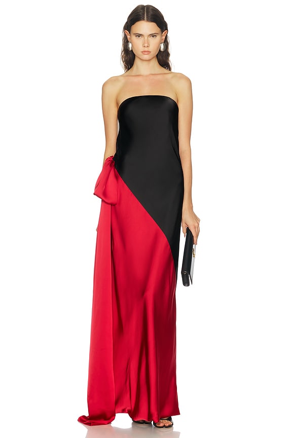 Staud Wayfaring Dress in Dark Chocolate