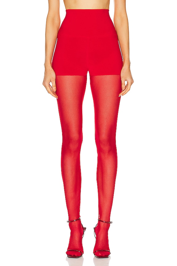 VIP【関税送料無料】希少 Dolce & Gabbana Pants Dolce & Gabbana High Waisted Satin Pants in Magenta | FWRD