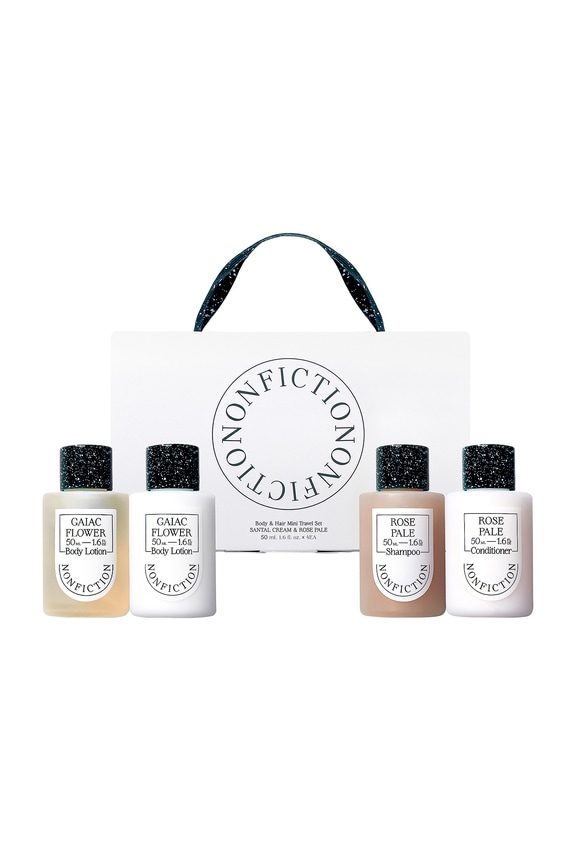 NONFICTION Body & Hair Mini Travel Set in Gentle Night & Rose Pale